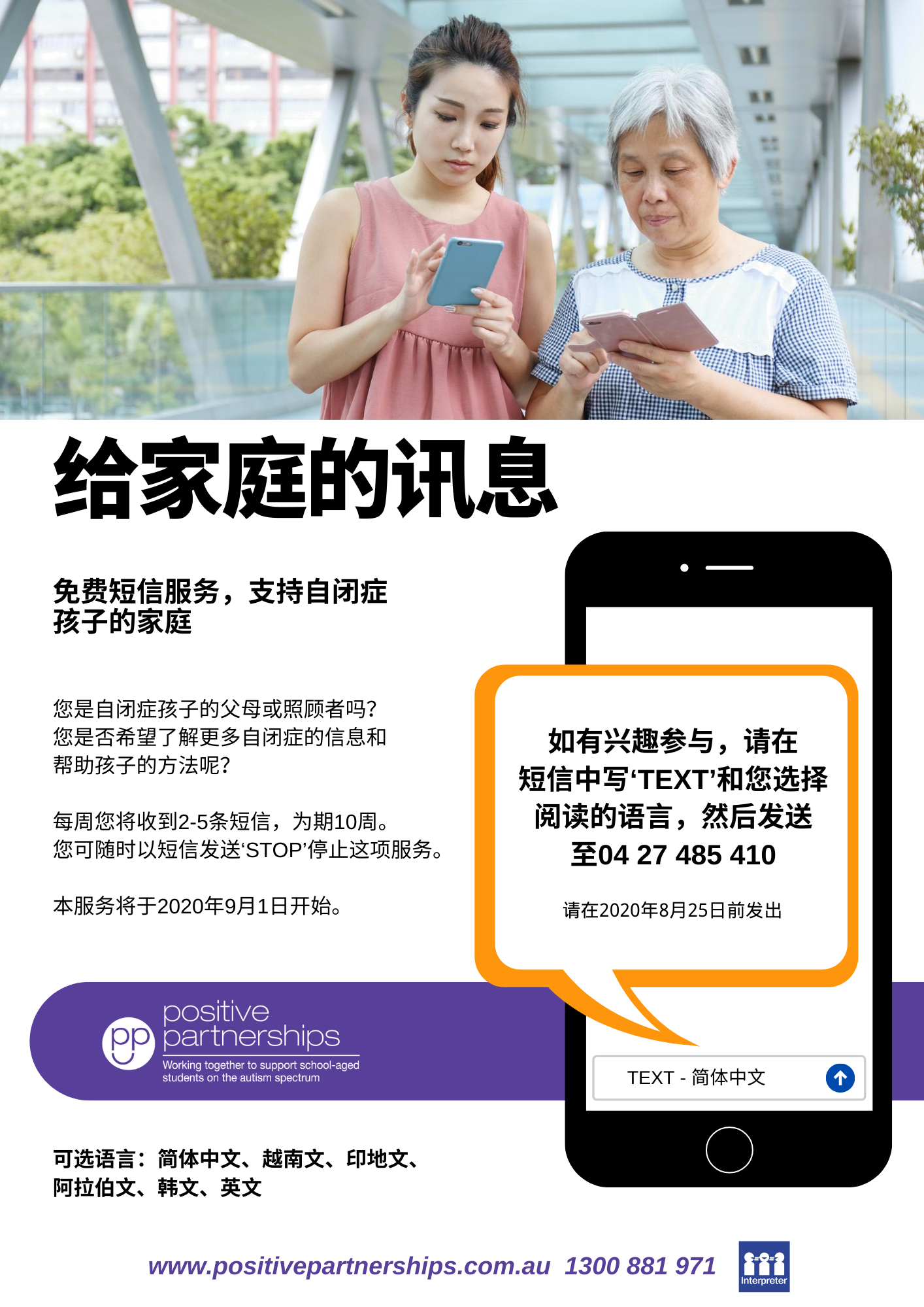Simplified Chinese flyer