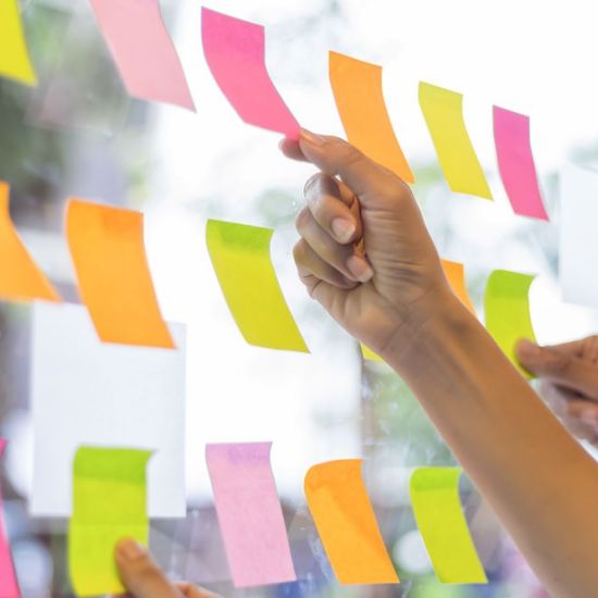 Post It Notes On Window