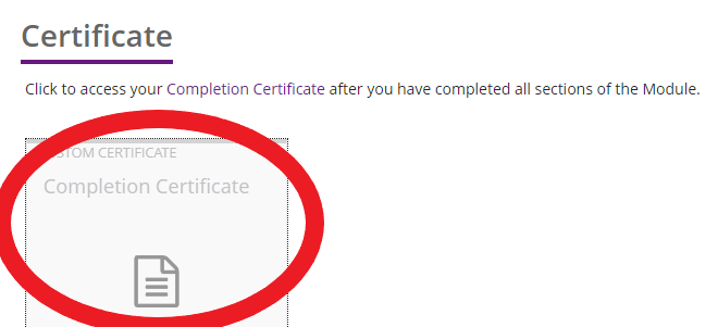 Certificate - Step 2